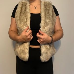 Faux Fur Women's Vest